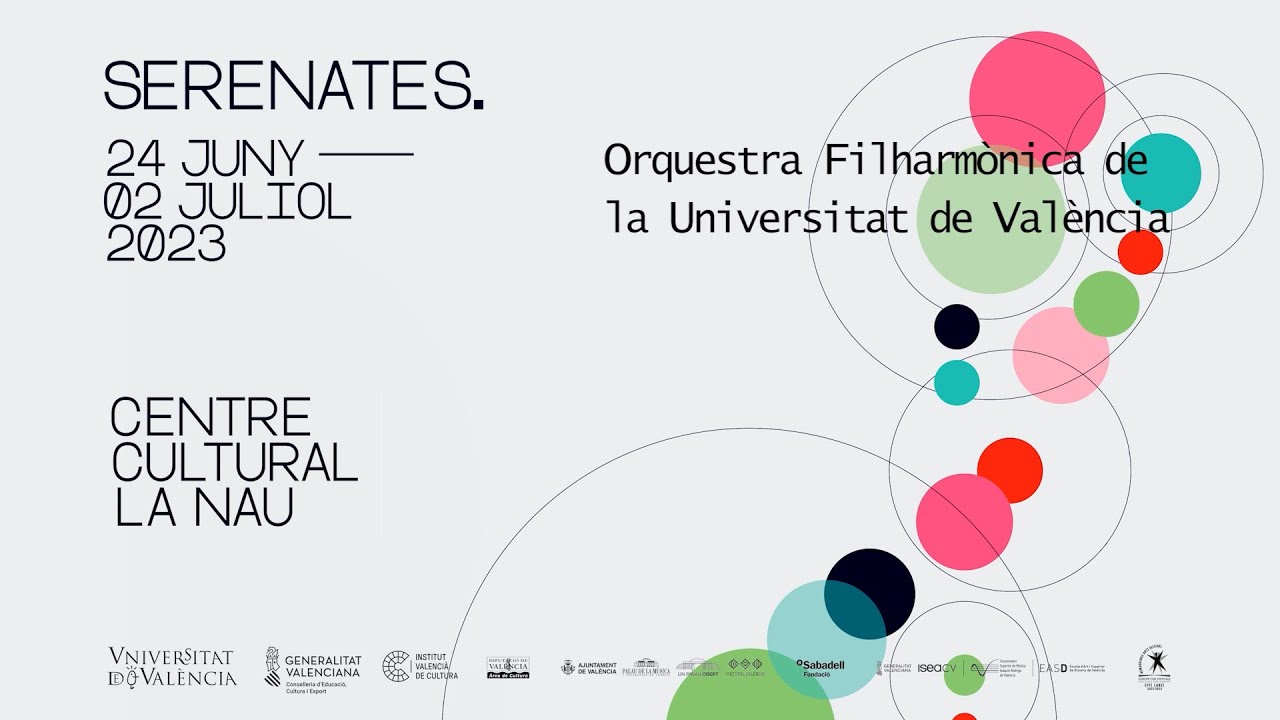 Serenates 2023. Orquestra Filharmònica de la Universitat de València