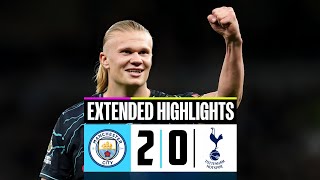 Haaland 2 Goal 🔥 Tottenham vs Manchester City 0 - 2 | Premier League 23/24 | Highlights & All Goals