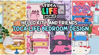 Hello Kitty and Friends Bedroom 🤩✨ | Toca Life World Home Designer | Tocaboca