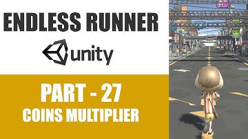 Endless Runner Game Course Unity 3d In Urdu/Hindi | #27 Coins Multiplier System Unity