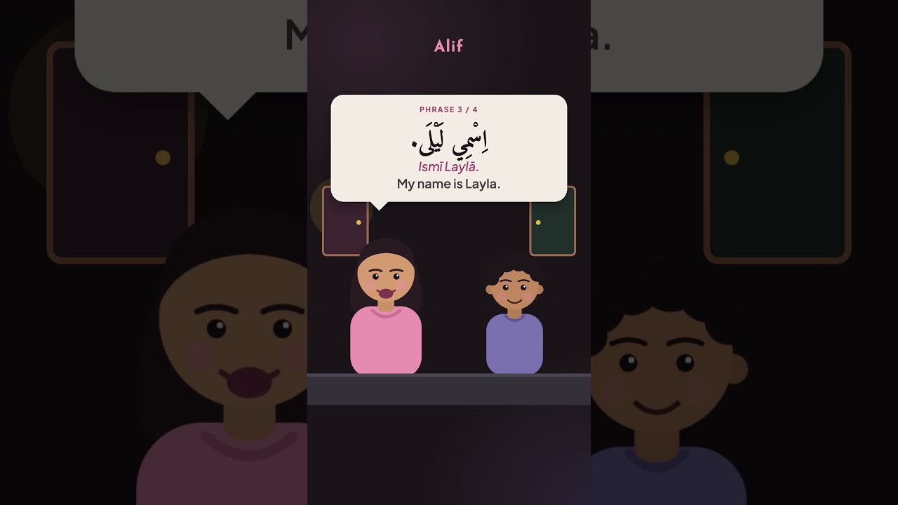 Introduce yourself in Arabic 👋 #Shorts