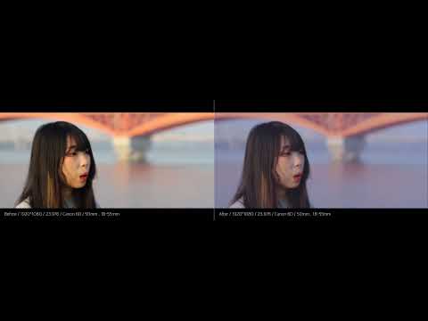 CHAE LI - Fairytale, (Color correction comparison)