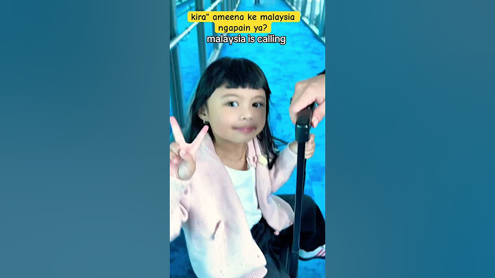 Ameena trip berdua papata 😍🤗 #ameena #attahalilintar #aurelhermansyah #azura #malaysia