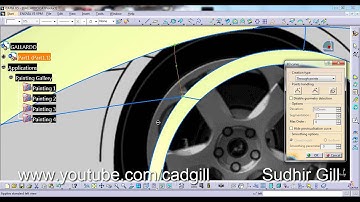 Video Tutorial on Modeling Lamborghini Gallardo in CATIA Part 26