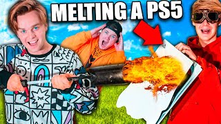 MELTING $1 Vs $1,000 Items (PS5 Destroyed)