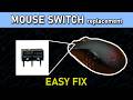 🛠️ Easy way to replace a mouse switch. No fancy tools needed. #soldering #mouse #switch #repair