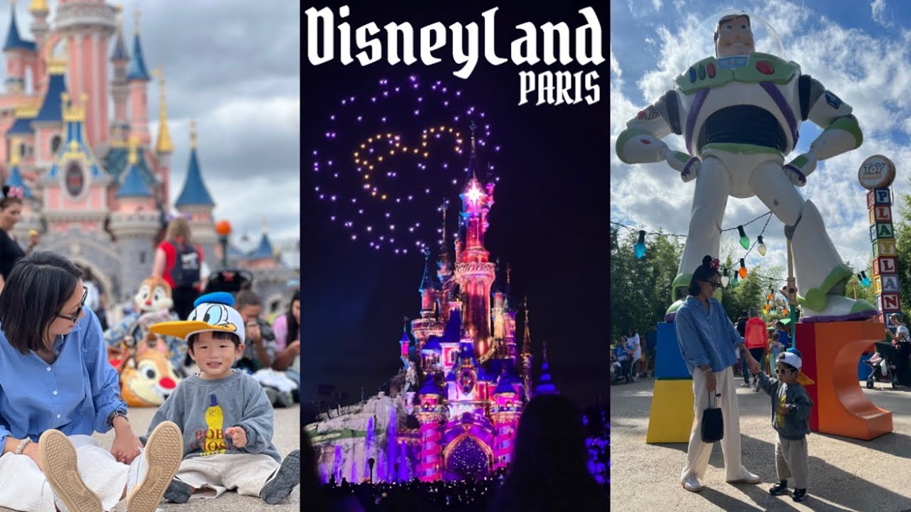 파리 일상 영상일기 | 27개월 아기랑 파리 디즈니랜드 30주년 일루미네이션까지🎆