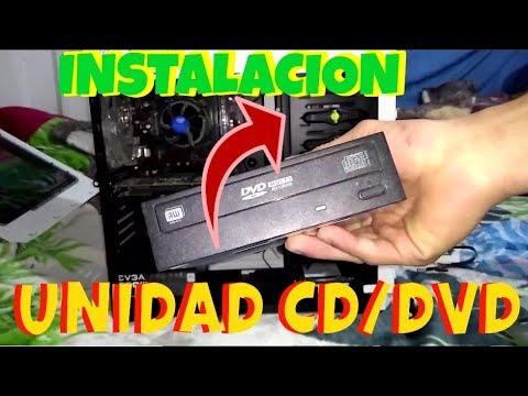 Como instalar Unidad de CD/DVD en tu PC 2018