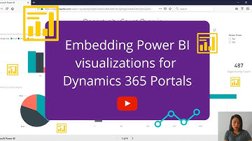 Embedding Power BI reports or dashboards in Dynamics 365 for Portals