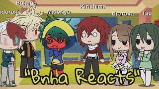 Bnha / Mha Reacts to tik toks!  {Gacha life} •  D A R K •