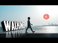 Reveal text as you walk  masking  kinemaster tutorial  