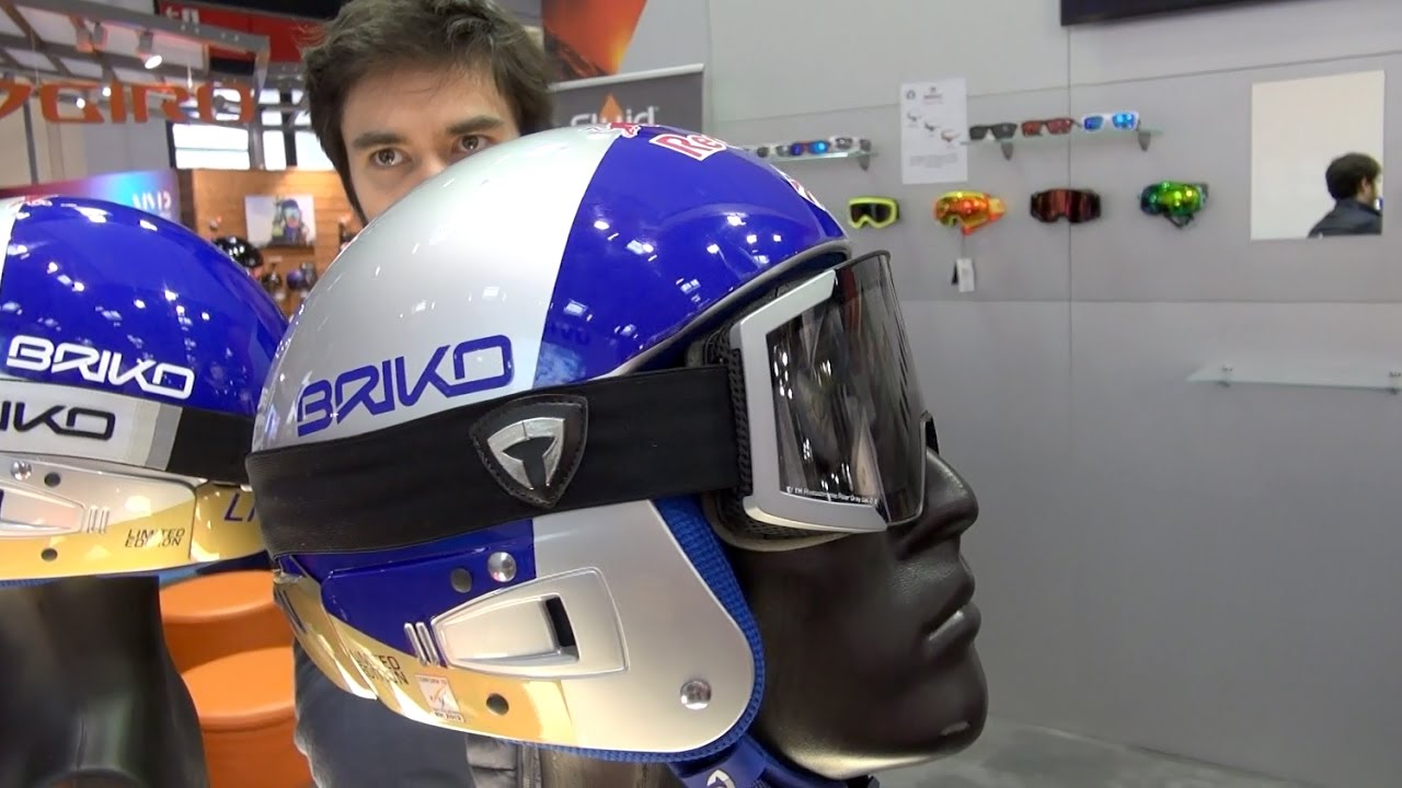 BRIKO ヘルメット チンガード付き 24 BRIKO (ブリコ) SLALOM EPP