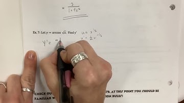 3.6 Derivatives of Inverse Functions Part 3