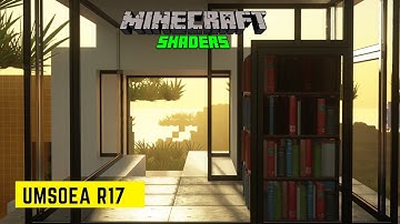 Realistic Minecraft using UMSOEA R17 Texture Pack [ Ray Tracing]