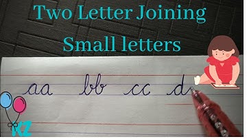 Two letter joining | Cursive writing | Learn to join small letters in cursive | Joining techniques