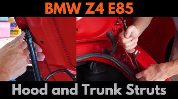 Vervangen van motorkap- en kofferbakveren van de BMW Z4 E85 | Eenvoudige doe-het-zelfoplossing