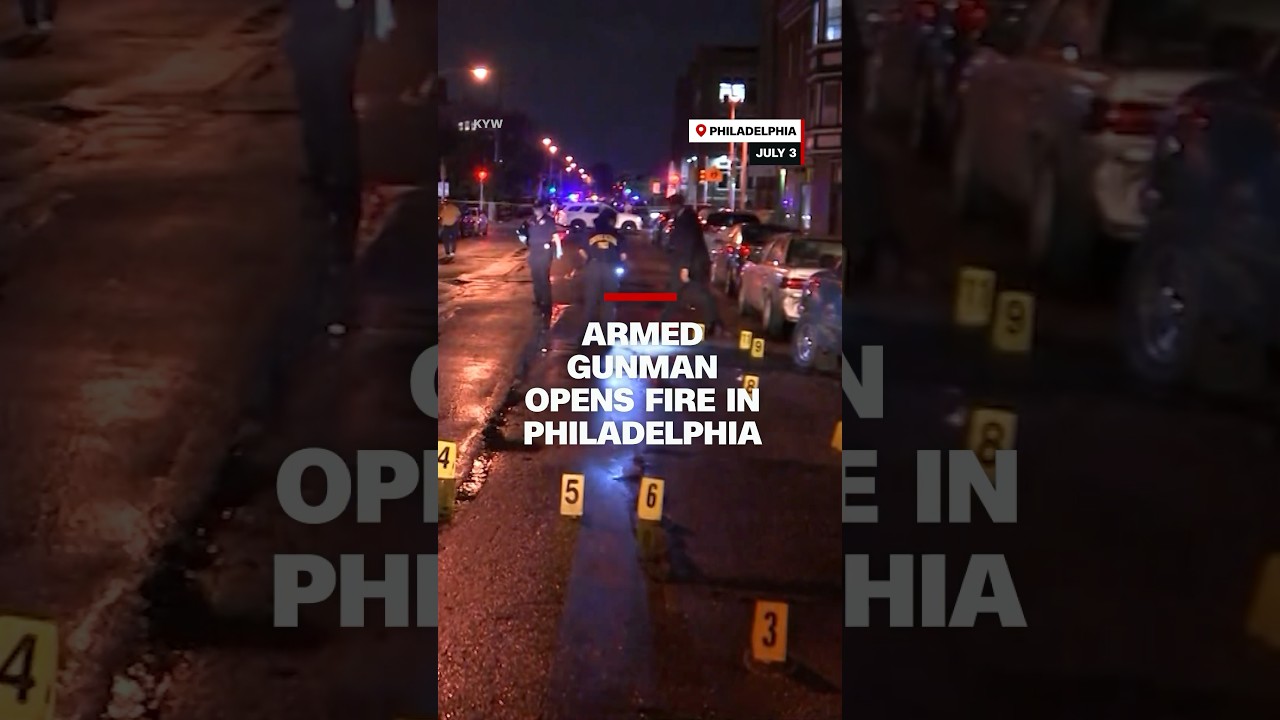 Armed gunman opens fire in Philadelphia