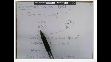 Exponential Functions-Lesson 7-5