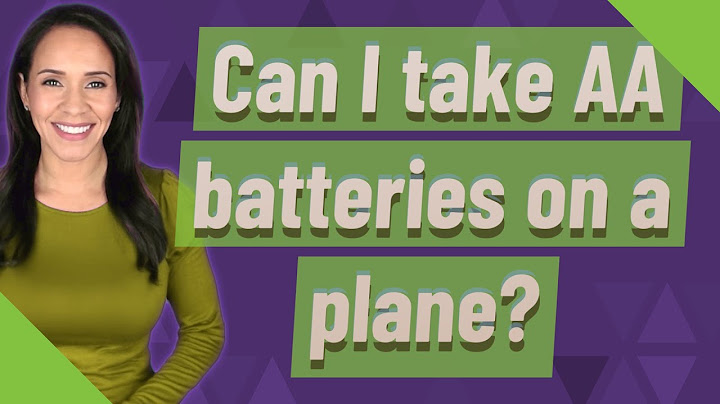 Can you bring battery packs on a plane