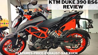 2021 KTM Duke 390 BS6 Review 🔥 | Features-Price-Exhaust & Sab Kuch | Better than Dominar 400?