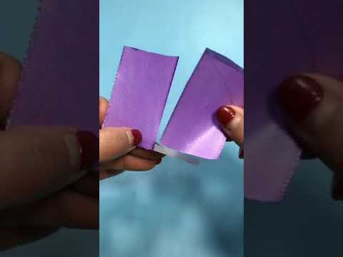 цветы из атласных