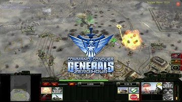 Command and Conquer ZH | China Nuke General vs GLA Demolition General strategy