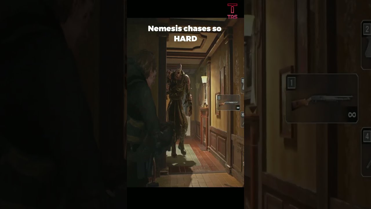 Nemesis Chases Jill So Hard Resident Evil 3 Remake Shorts Re3remake