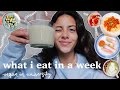 What i eat in a week in university  vegan and healthy ish 