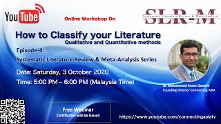 Systematic Literature Review 4: How to structure your literature review