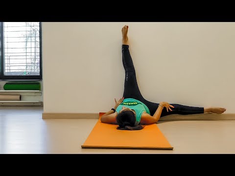 Viparita Karani - 6 Everyday Wall Exercises for All | Yoga for Beginners