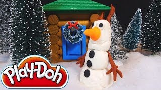 Disney Frozen Play Doh Olaf The Snowman Playdough Toy Creations! Disney Pixar Cars 2 DIY Tutorial