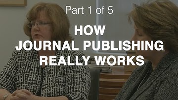 A journal editor and a publisher talk about how journal publishing really works