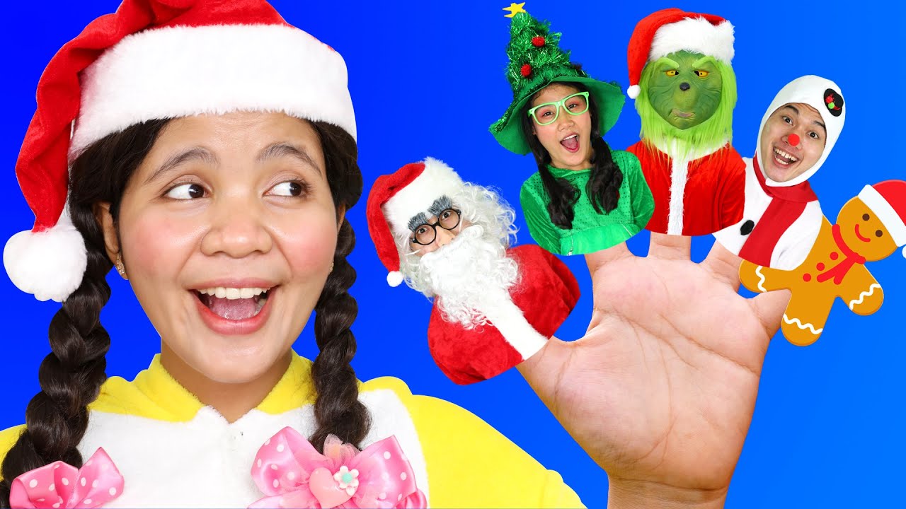 Christmas Finger Family Nursery Rhyme Song for Kids - YouTube