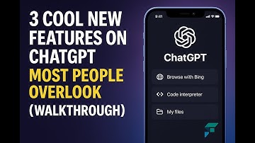 3 Cool New Features On ChatGPT Most People Overlook (Walkthrough)