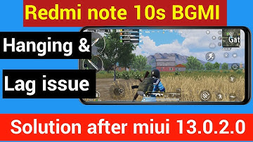 redmi note 10s BGMI hanging and lag problem and beep sound fix after miui 13.0.2.0