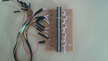 LED display based on Persistence of Vision