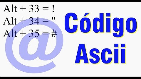 El código Ascii