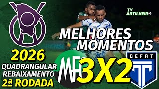 [Cearense '26] Quadrangular | 2ª Rodada | Maranguape 3 X 2 Tirol | Melhores Momentos | TV ARTILHEIRO