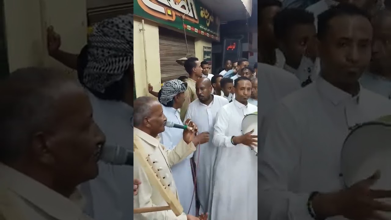 الفنان يوسف معوض والفنان محمد عبدالله في حنة العريس خالد شعبان ابو بونا