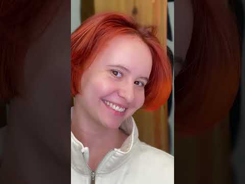 Окрашивание #elumen и стрижка волос. Работа Ксении Бакуто