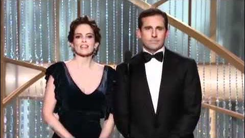 Golden Globe - Tina Fey and Steve Carell