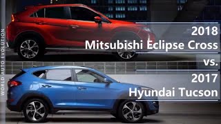 2018 Mitsubishi Eclipse Cross vs 2017 Hyundai Tucson (technical comparison)