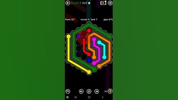 How To Solve Flow Free Hexes 9x9 Mania Level 6 Board Walk Through Solution Walkthrough