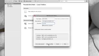 Setting up an email client