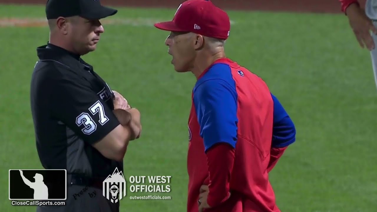 Ejection 173 Carlos Torres Ejects Phils Skipper Joe Girardi Arguing A Check Swing In New York Youtube