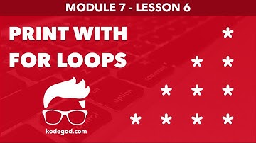 Module 7 - Lesson 6 ► Print right bottom triangle of * symbol [Learn Programming]