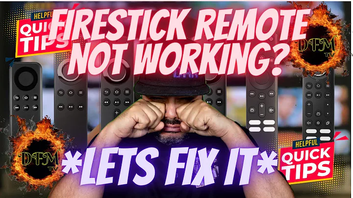 FIRESTICK REMOTE CONTROL NOT WORKING??  LETS FIX IT!! WORKS ON ALL FIRE TV DEVICES! DFMTV QUICK TIPS