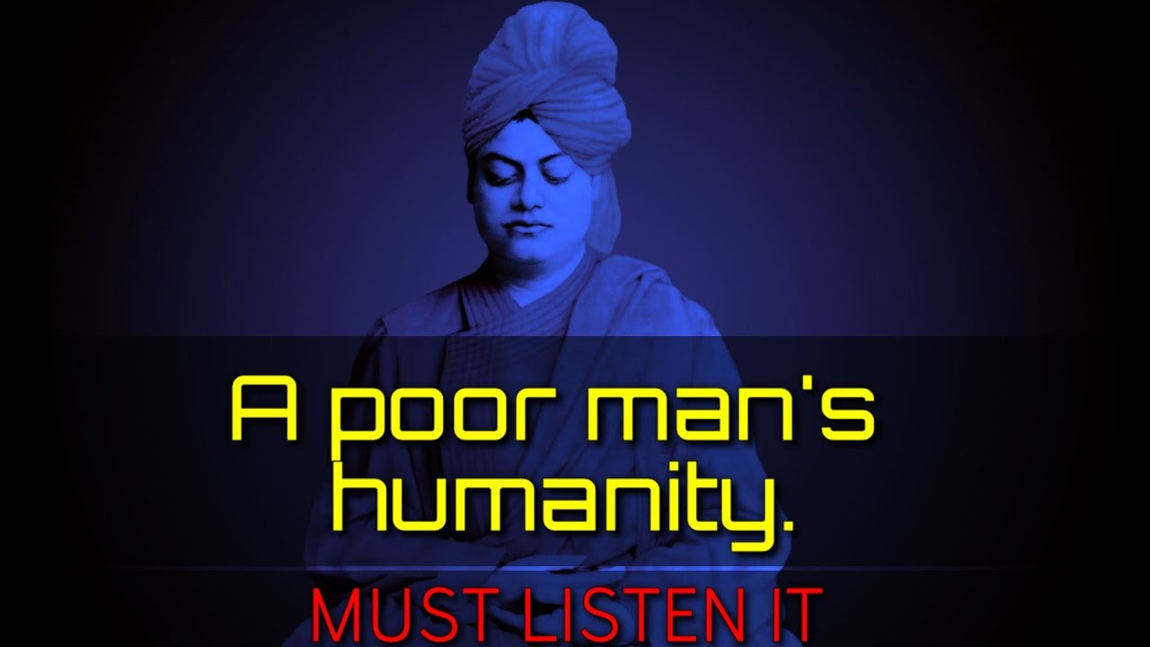 Humanity! A poor man's kindness. Swami Vivekananda ji heart touching story in english podcast 2021,
