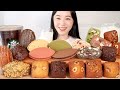 ASMR Bread Desserts Mukbang 휘낭시에 빵 먹방 🍞 마들렌 쿠키 누가 디저트 케이크 Financier Cake Cookie roti パン デザート