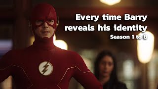 Every time Barry UNMASKED himself to reveal his identity [season 1 - 8x07] | The Flash